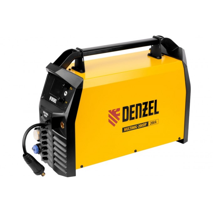 Аппарат инверторной полуавтоматической сварки DENZEL MultiMIG-200DP Synergy Double Pulse, 200 А, ПВ 80% 10607818 Аппарат инверторной полуавтоматической сварки DENZEL MultiMIG-200DP Synergy Double Pulse, 200 А, ПВ 80% 10607818
