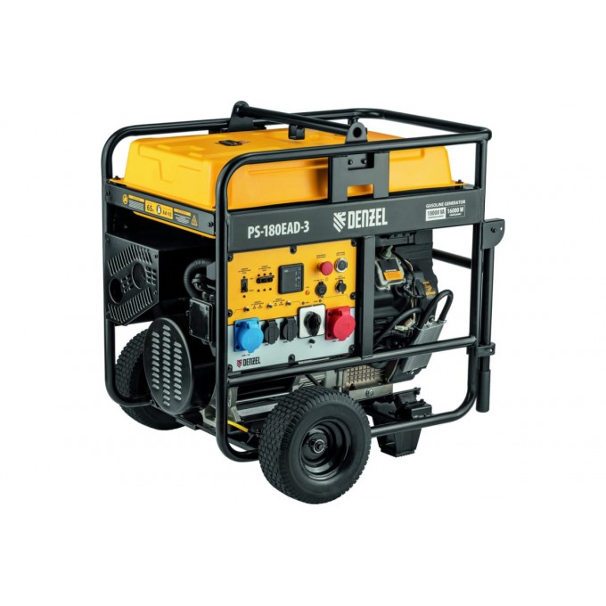 Генератор бензиновый DENZEL PS-180EAD-3, 18 кВт, 230/400 В, 65л, разъём ATS, электростартер 10630165 Генератор бензиновый DENZEL PS-180EAD-3, 18 кВт, 230/400 В, 65л, разъём ATS, электростартер 10630165